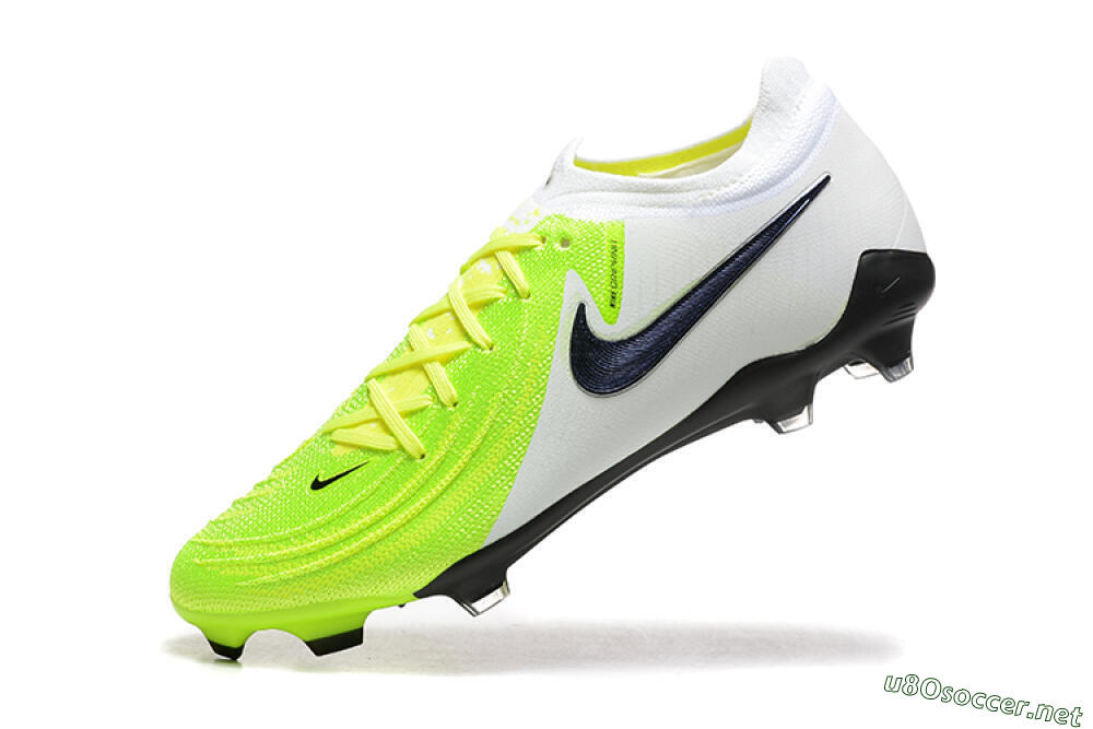 Men's Nike Phantom Luna Elite FG Football Boots - Yellow/White/Black 8