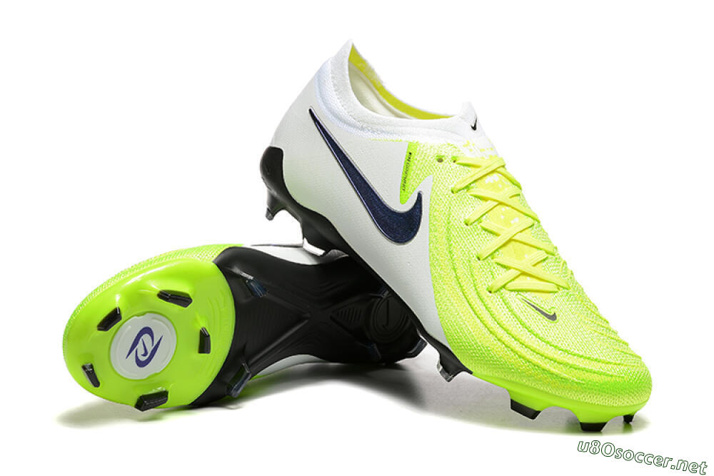 Men's Nike Phantom Luna Elite FG Football Boots - Yellow/White/Black 4