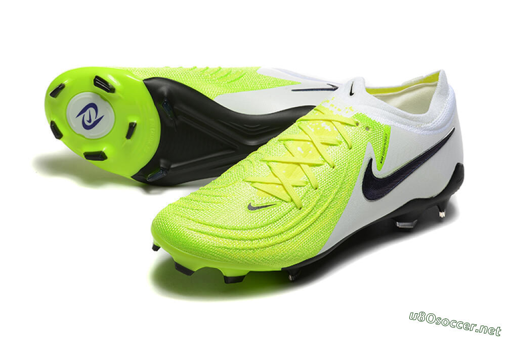 Men's Nike Phantom Luna Elite FG Football Boots - Yellow/White/Black 3