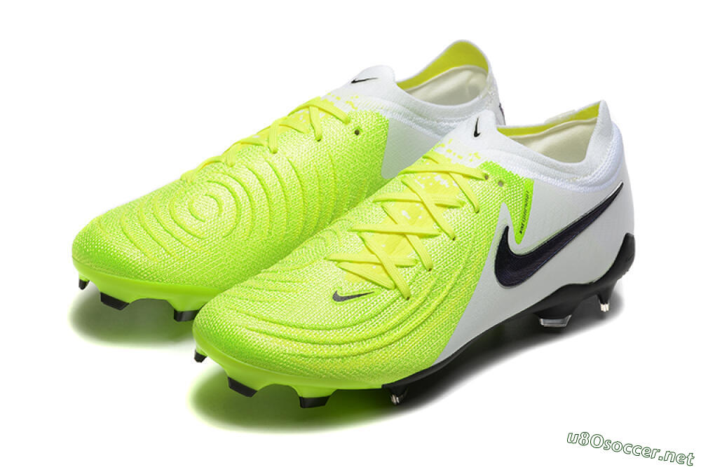 Men's Nike Phantom Luna Elite FG Football Boots - Yellow/White/Black 5