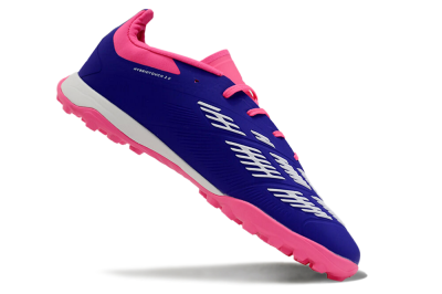 Unisex Adidas Predator 24 Elite TF Football Shoes - Blue/White/Pink