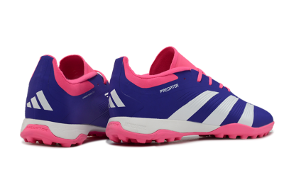 Unisex Adidas Predator 24 Elite TF Football Shoes - Blue/White/Pink