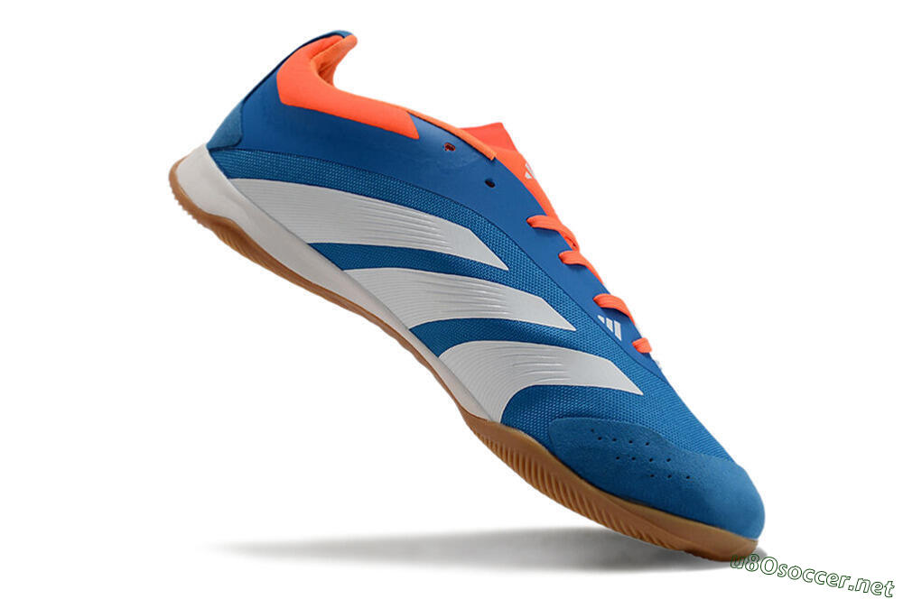 Men's Adidas Predator 24 Elite IC Football Shoes - Blue/White/Red 4