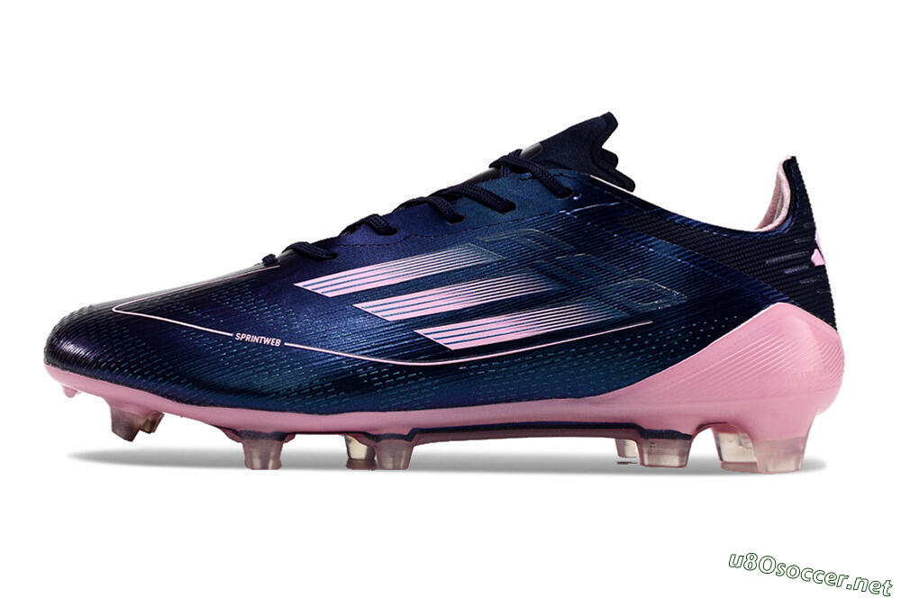 Men's Adidas F50 Elite FG Football Boots - Blue/Pink/Black 0