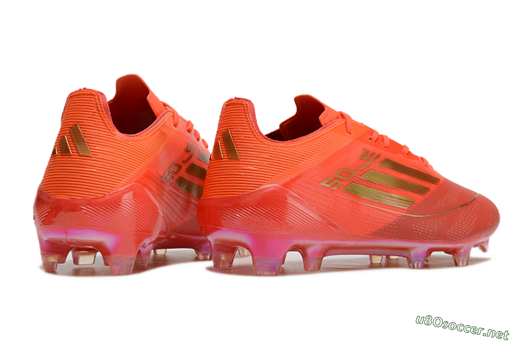 Men's Adidas F50 Elite FG Football Boots - Red/Gold 6