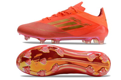 Men's Adidas F50 Elite FG Football Boots - Red/Gold