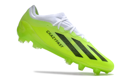 Kids Adidas X Speedportal.1 FG Football Boots - Yellow/Black/White
