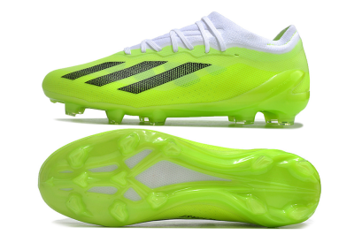 Kids Adidas X Speedportal.1 FG Football Boots - Yellow/Black/White