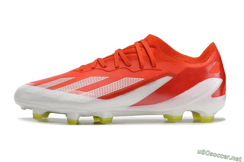 Kids Adidas X Speedportal.1 FG Football Boots - Red/White/Yellow 0
