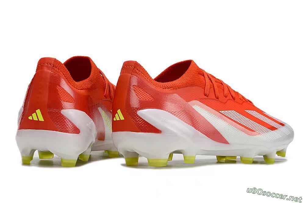 Kids Adidas X Speedportal.1 FG Football Boots - Red/White/Yellow 6