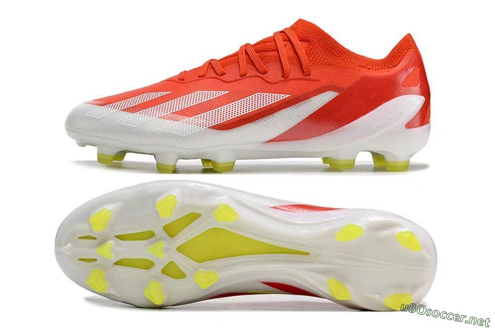 Kids Adidas X Speedportal.1 FG Football Boots - Red/White/Yellow 1