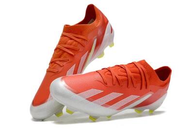 Kids Adidas X Speedportal.1 FG Football Boots - Red/White/Yellow
