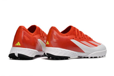 Kids Adidas X Speedportal.1 TF Football Shoes - Red/White/Black