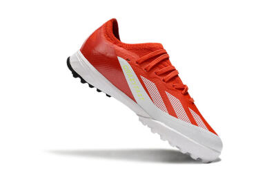 Kids Adidas X Speedportal.1 TF Football Shoes - Red/White/Black