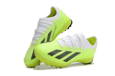 Kids Adidas X Speedportal .1 TF Football Shoes - Yellow/Black/White