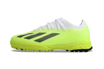 Kids Adidas X Speedportal .1 TF Football Shoes - Yellow/Black/White