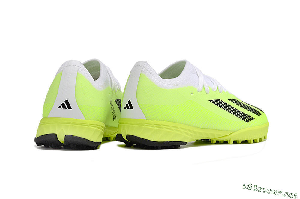 Kids Adidas X Speedportal .1 TF Football Shoes - Yellow/Black/White 6