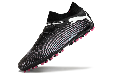 Men's Puma Future Ultimate MG Football Boots - Black/White/Pink