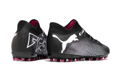 Men's Puma Future Ultimate MG Football Boots - Black/White/Pink