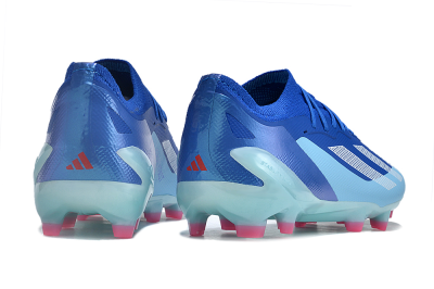 Kids Adidas X Speedportal.1 FG Football Boots - Blue/White/Pink