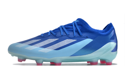 Kids Adidas X Speedportal.1 FG Football Boots - Blue/White/Pink