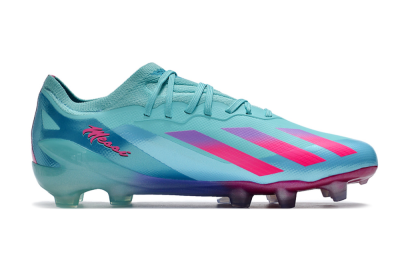 Kids Adidas X Speedportal.1 FG Football Boots - Jade/Pink/Purple