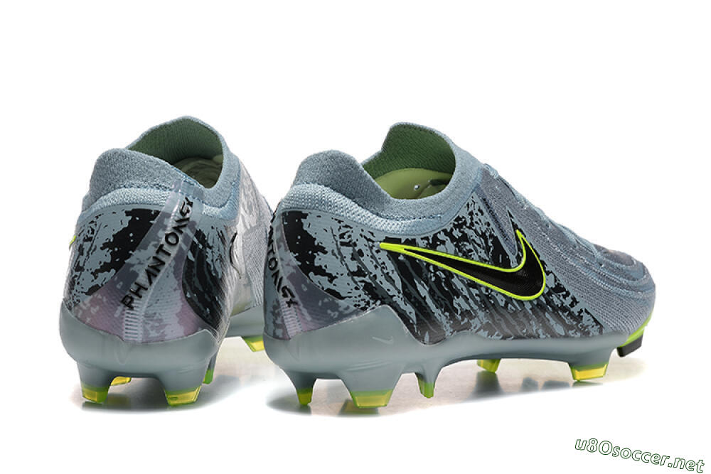 Men's Nike Phantom Luna Elite FG Football Boots - Grey/Yellow/Black 9
