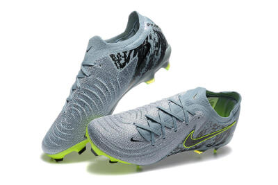 Men's Nike Phantom Luna Elite FG Football Boots - Grey/Yellow/Black