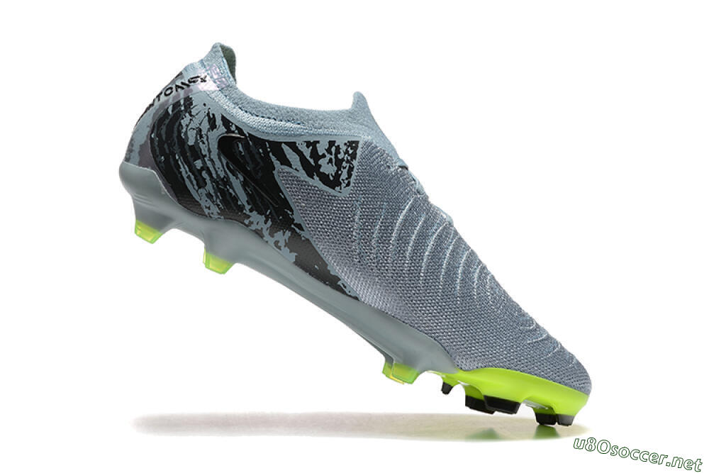 Men's Nike Phantom Luna Elite FG Football Boots - Grey/Yellow/Black 6