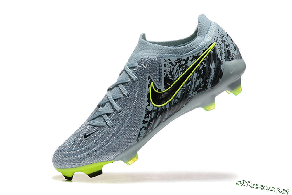 Men's Nike Phantom Luna Elite FG Football Boots - Grey/Yellow/Black 7