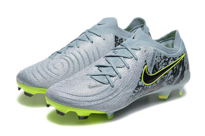 Men's Nike Phantom Luna Elite FG Football Boots - Grey/Yellow/Black