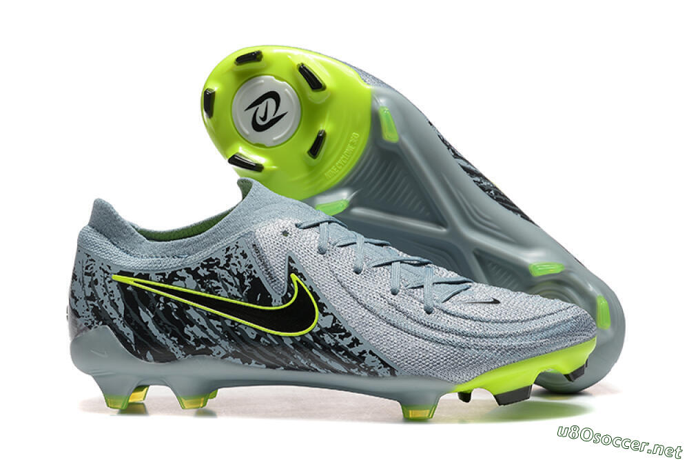 Men's Nike Phantom Luna Elite FG Football Boots - Grey/Yellow/Black 2