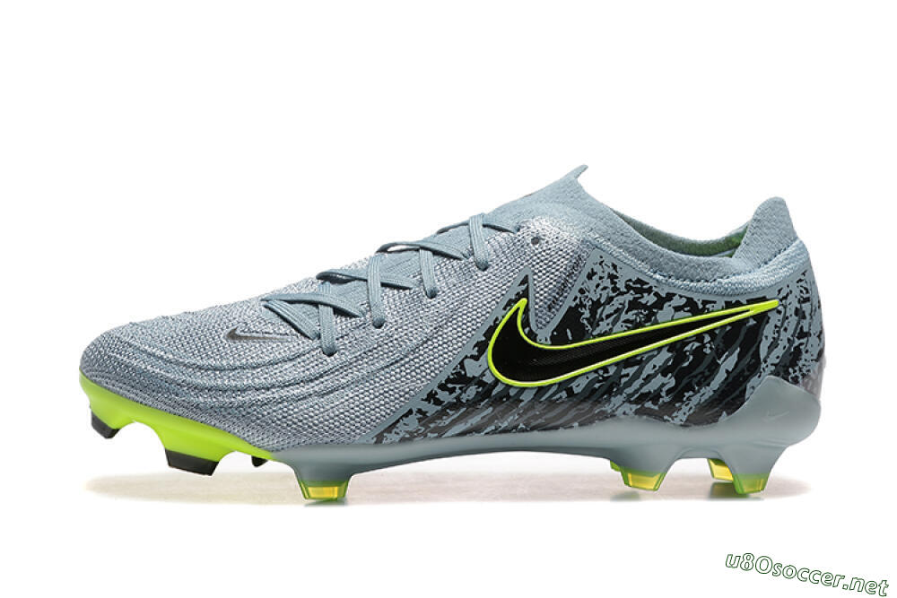 Men's Nike Phantom Luna Elite FG Football Boots - Grey/Yellow/Black 0