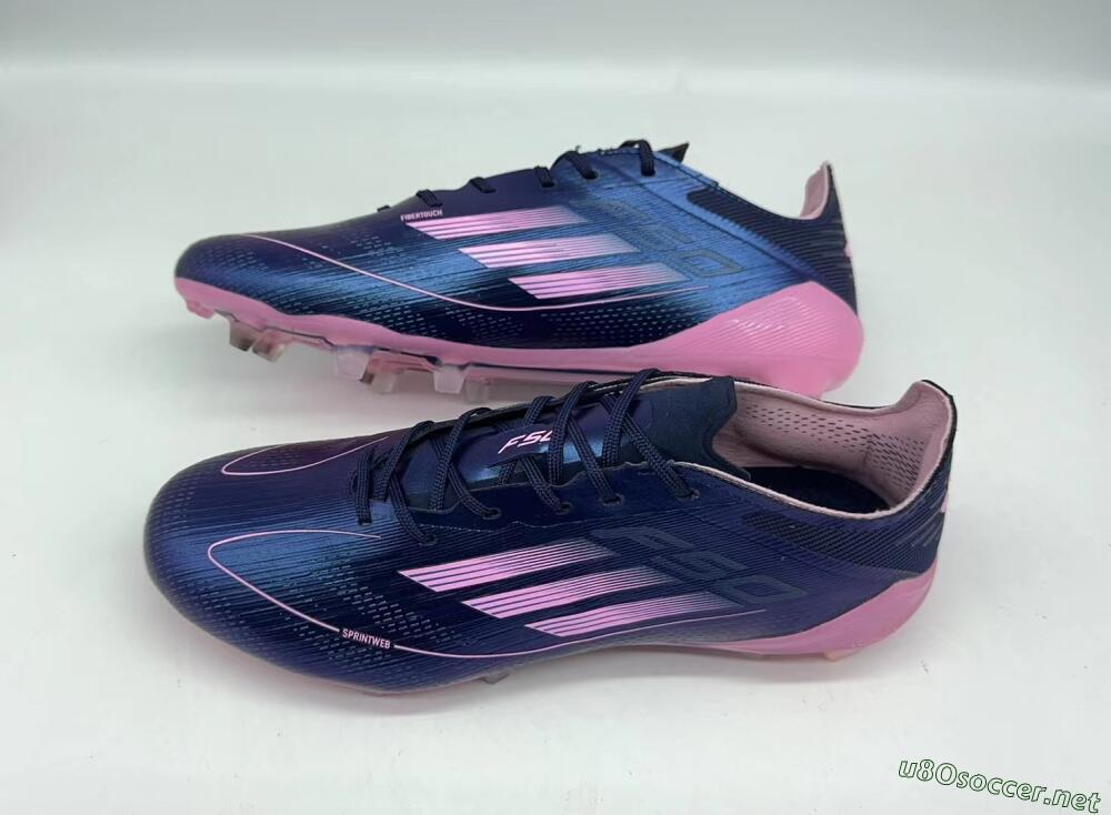 Men's Adidas F50 Elite FG Football Boots - Blue/Pink/Black