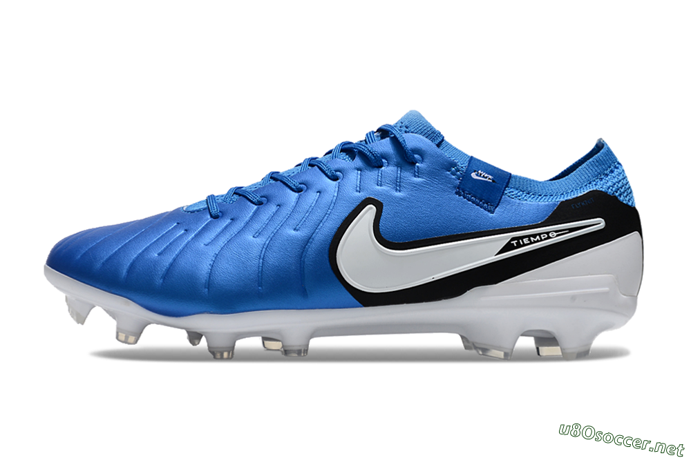 Men's Nike Tiempo Legend 10 Elite FG Football Boots - Blue/White/Black 0