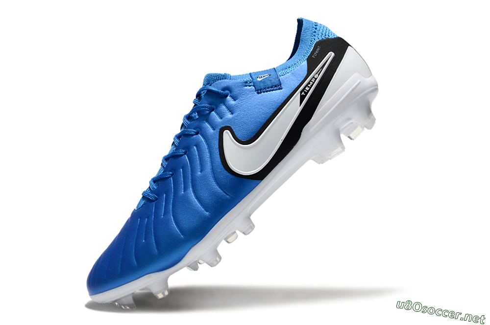 Men's Nike Tiempo Legend 10 Elite FG Football Boots - Blue/White/Black 5