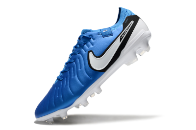 Men's Nike Tiempo Legend 10 Elite FG Football Boots - Blue/White/Black