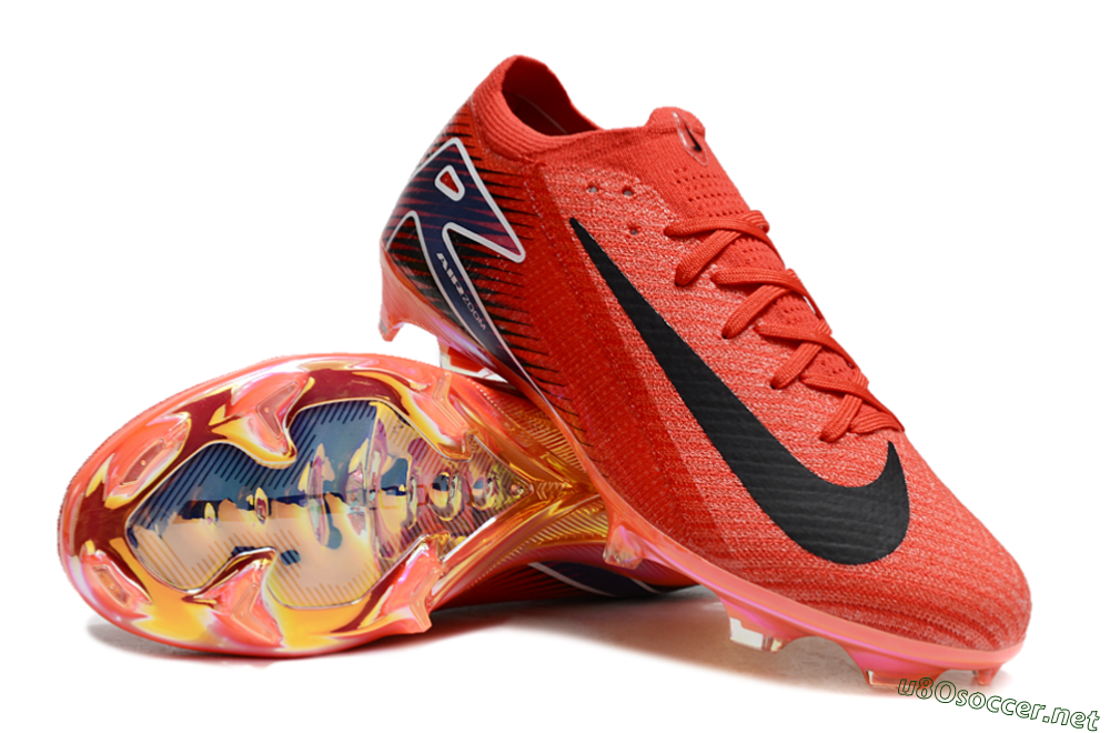 Unisex Nike Air Zoom Mercurial Vapor 16 Elite FG Football Boots - Red/Black/White/Gold 0