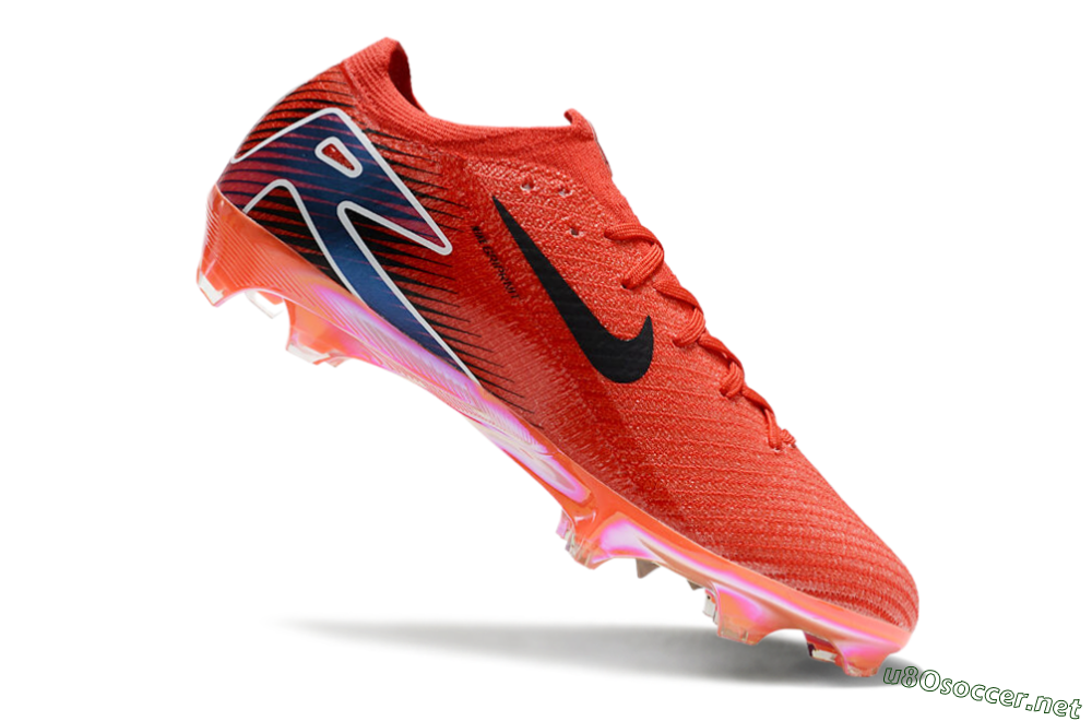 Unisex Nike Air Zoom Mercurial Vapor 16 Elite FG Football Boots - Red/Black/White/Gold 3