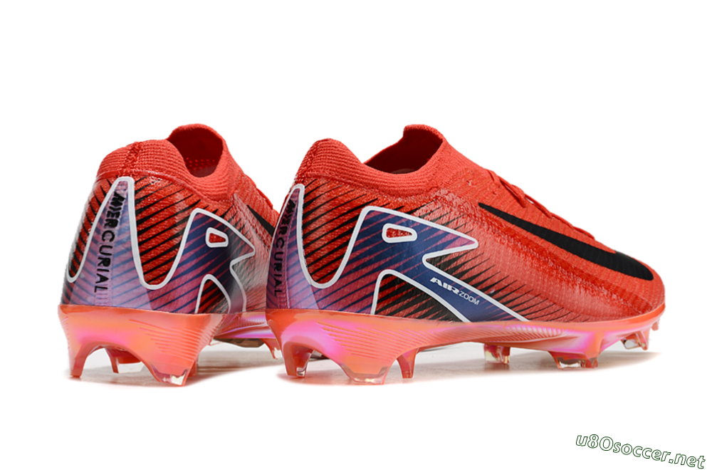 Unisex Nike Air Zoom Mercurial Vapor 16 Elite FG Football Boots - Red/Black/White/Gold 5