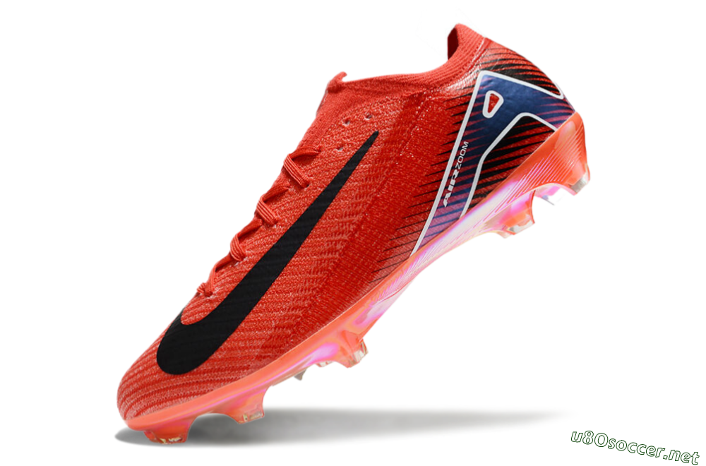 Unisex Nike Air Zoom Mercurial Vapor 16 Elite FG Football Boots - Red/Black/White/Gold 4