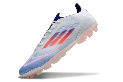 Men's Adidas F50 Elite AG Football Boots - White/Blue/Red