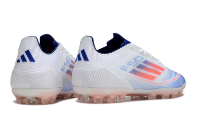 Men's Adidas F50 Elite AG Football Boots - White/Blue/Red