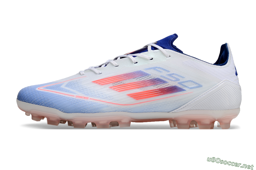 Men's Adidas F50 Elite AG Football Boots - White/Blue/Red 0
