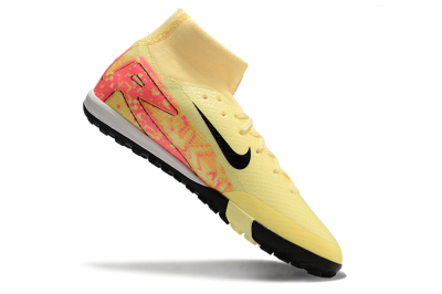 Men's Nike Air Zoom Mercurial Superfly 10 Elite TF Football Shoes - Yellow/Pink/Black