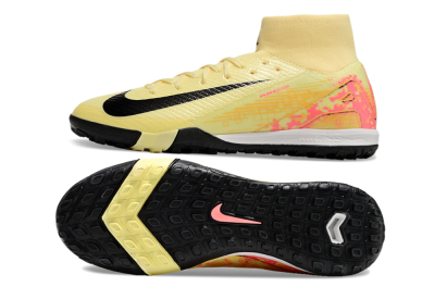 Men's Nike Air Zoom Mercurial Superfly 10 Elite TF Football Shoes - Yellow/Pink/Black