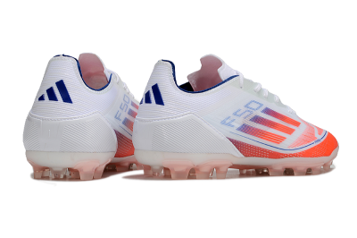 Men's Adidas F50 Elite AG Football Boots - White/Red/Blue