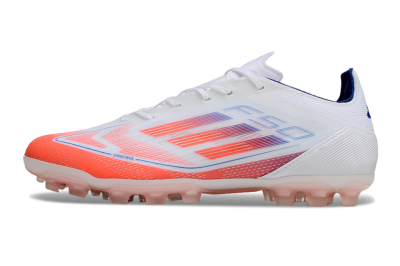 Men's Adidas F50 Elite AG Football Boots - White/Red/Blue
