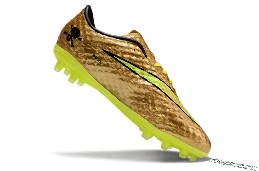 Men's Nike Hypervenom Phantom FG Football Boots - Gold/Yellow/Black 4