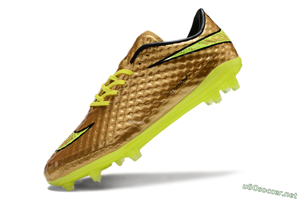 Men's Nike Hypervenom Phantom FG Football Boots - Gold/Yellow/Black 5